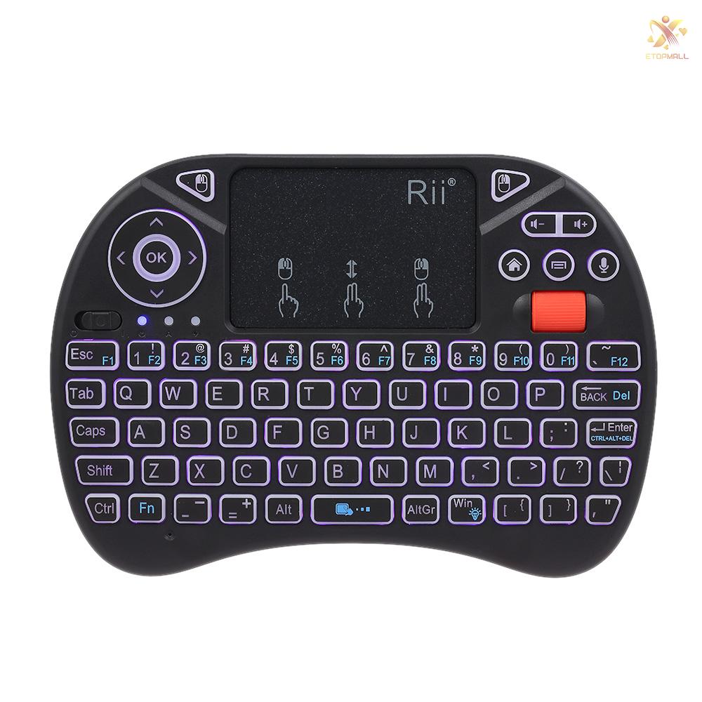 Bộ Bàn Phím Và Chuột Không Dây Rii X8 Plus 2.4ghz Cho Android Tv Box Smart Tv Pc
