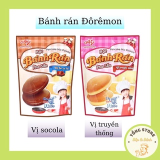 Bột bán rán Doremon Ajinomoto 200g vị truyền thống socola