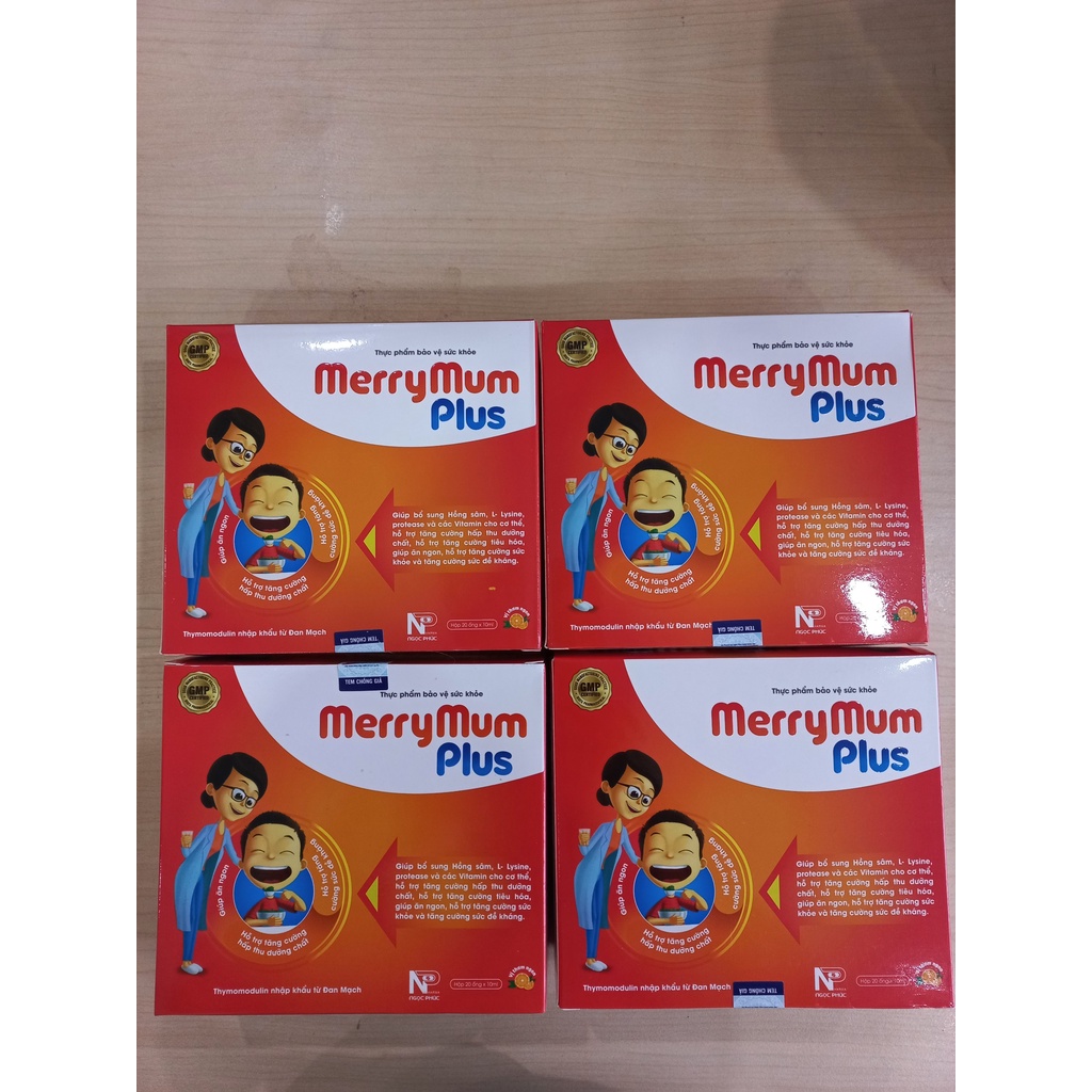 MERRYMUM PLUS- Giup bé ăn ngon,tăng cường hệ tiêu hóa và hấp thu dưỡng chất