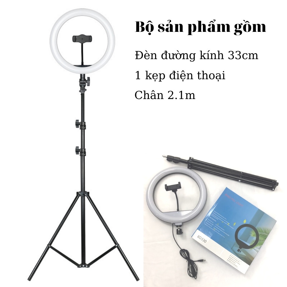 Đèn Livestream D33cm Quay ticktok , livestream, Phun Xăm, livestream bán hàng