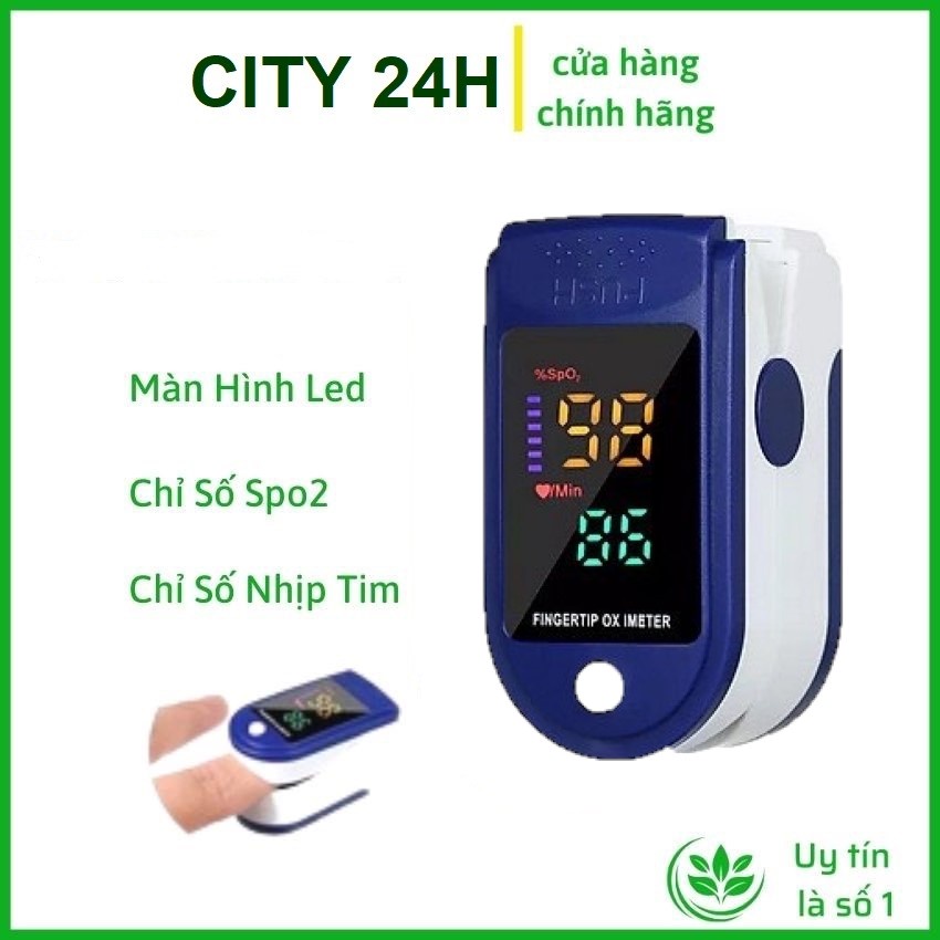 Máy đo nồng độ oxy trong máu SpO2 và đo nhịp tim, đo kẹp tay LK87