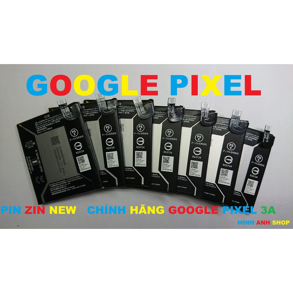 PIN ZIN NEW CHÍNH HÃNG GOOGLE PIXEL 3A