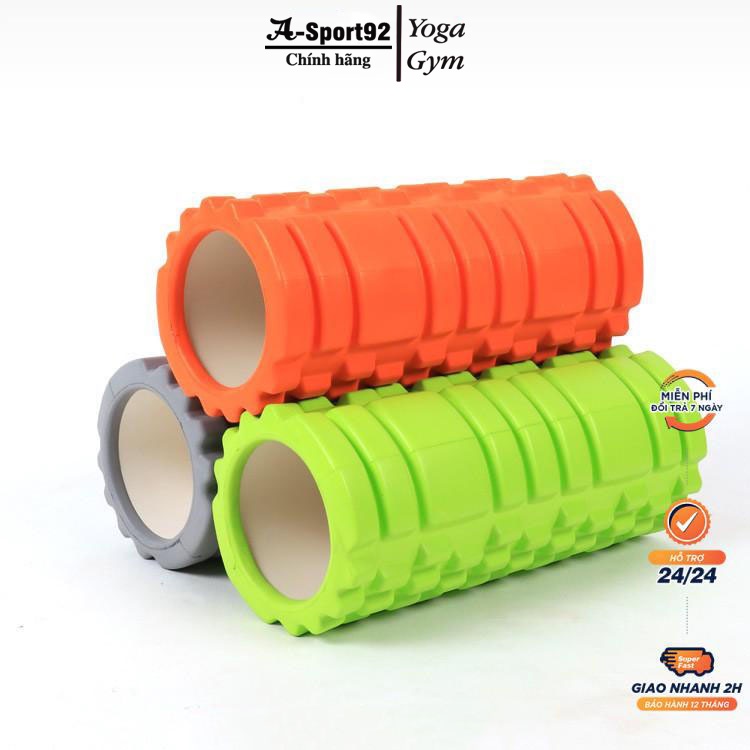 Con Lăn Foam Roller Massage, Dãn Cơ Tập Gym,Yoga Hàng Chuẩn 50mm