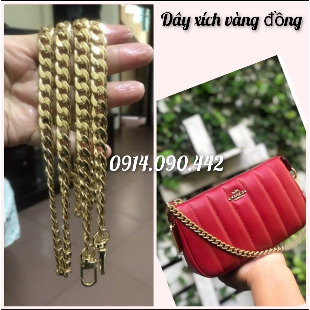 Dây xích đeo vai dùng cho túi kẹp nách siêu xinh