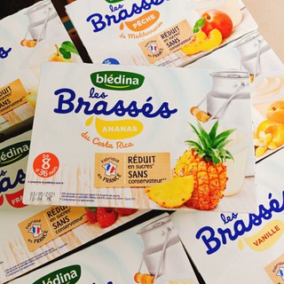 Sữa Chua Bledina Ít Đường Vị Dứa 6 Hộp x 95G