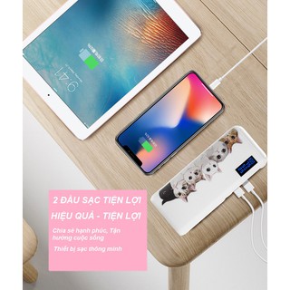 SẠC DỰ PHÒNG MÈO CON 20.000mAH
