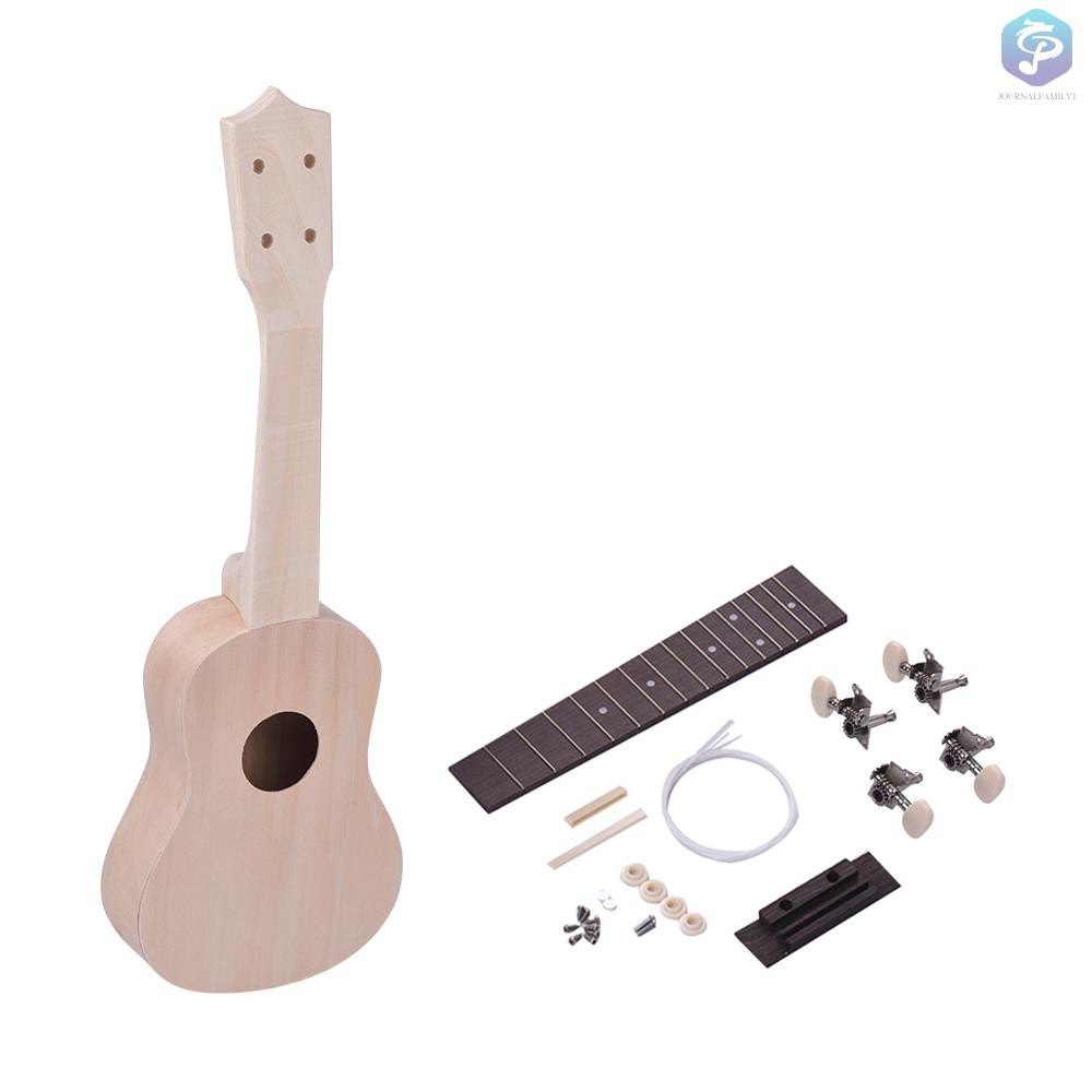 Bộ dụng cụ tự làm đàn Ukulele 21inch bằng gỗ cho những người yêu thích ukulele