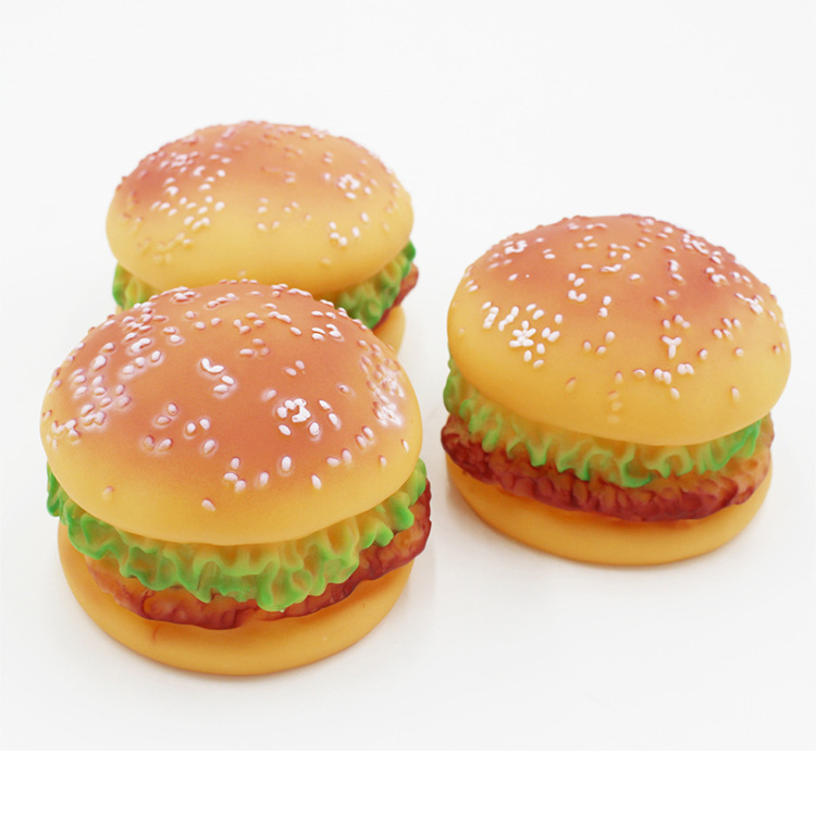 Bánh hamburger đồ chơi vui nhộn cho thú cưng
