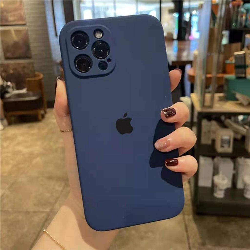 Ốp điện thoại mềm màu trơn thích hợp cho Iphone7/7plus/8/8plus/X/Xs/Xr/Xs Max/11/11pro/11pro Max/12/12pro/12pro Max