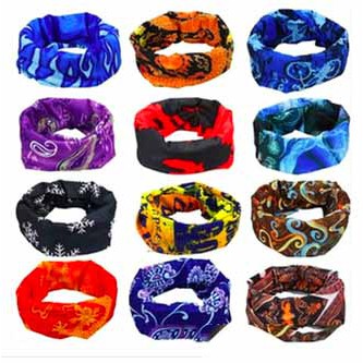 Khăn Đa Năng Hình Đầu Lâu Xương Xanh Gradient Grafity Vải Lanh Thoáng Mát co giãn