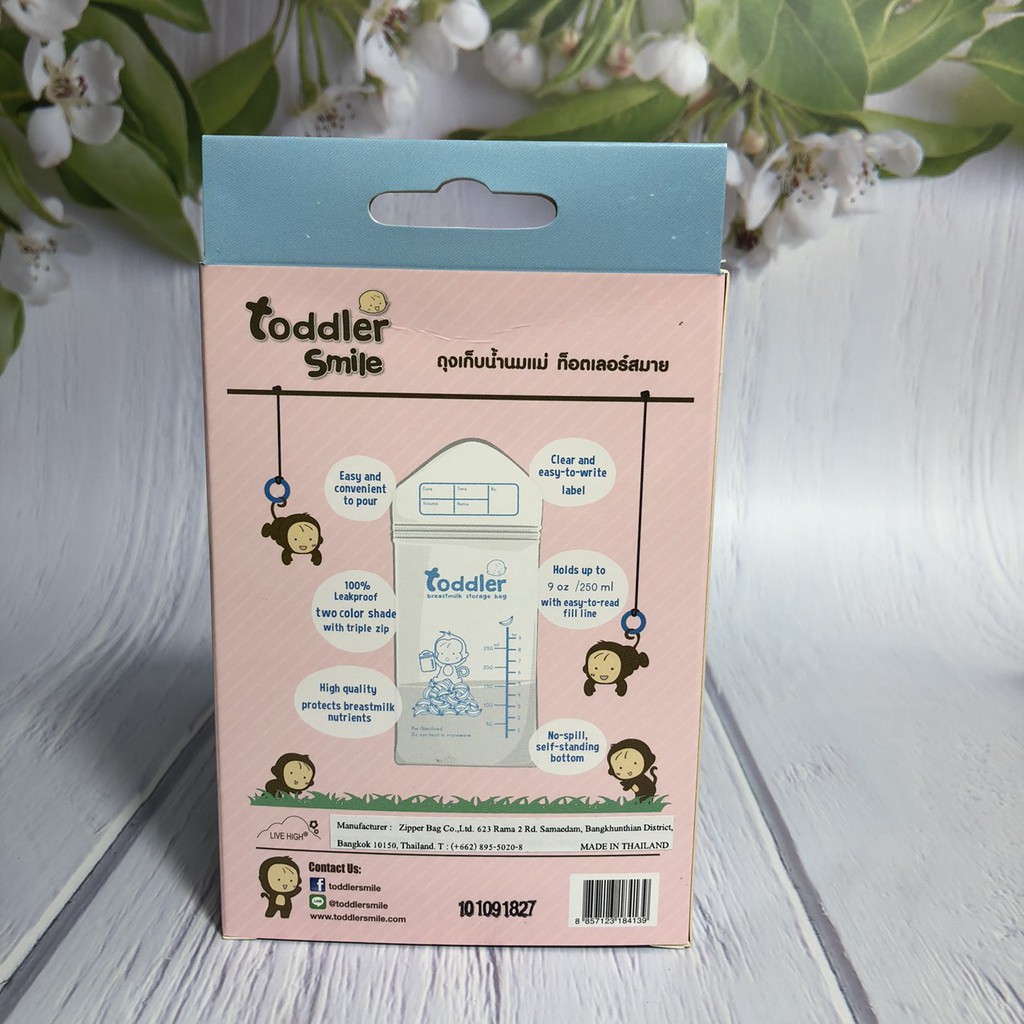 Túi trữ sữa Toddler Khỉ Thái Lan 52 túi