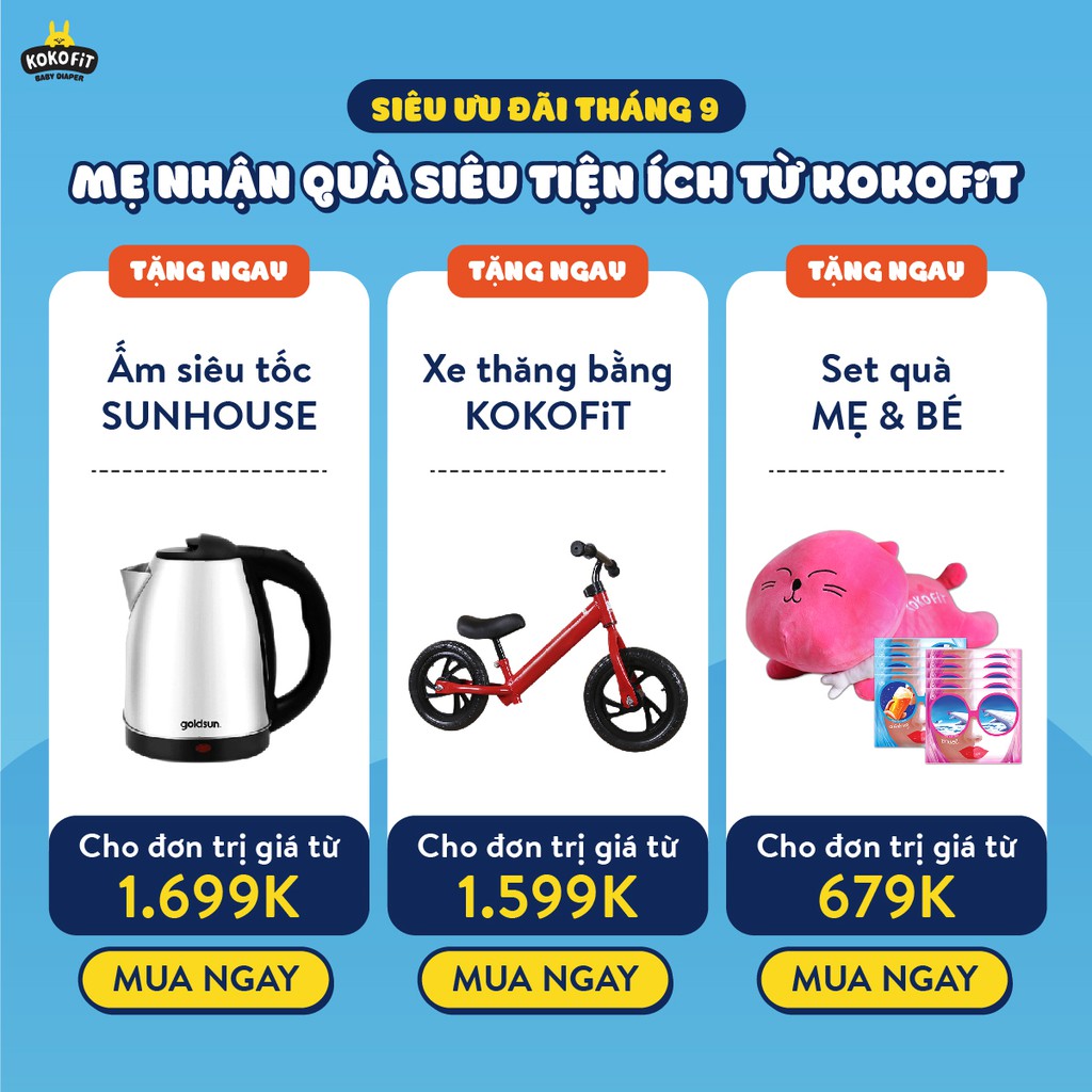 Bộ sản phẩm thơm mát Sữa tắm gội cao cấp Think Nature KOKOrabbit Baby 300ml và khăn ướt KOKOFiT màu hồng