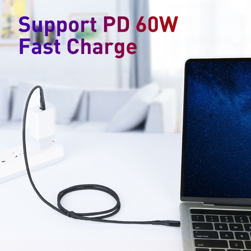 Dây Cáp Sạc Nhanh USB C Sang USB C 60W PD Type C Cho Điện Thoại Di Động