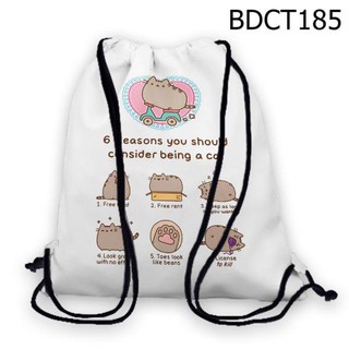 Combo 2 Balo Dây Rút Dễ thương 6 Reasons you should consider being a cat - VBDCT185