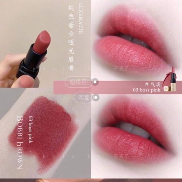 Bobbi Brown - Son Thỏi Lì Bobbi Brown Luxe Matte Lip Color 4.5g