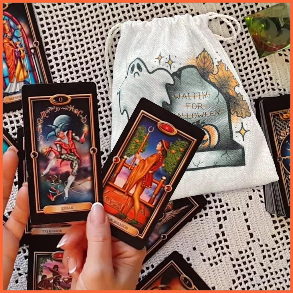 Túi Dây Rút Đựng Bài Tarot / Bài Tarot / Trang Sức Tiện Dụng