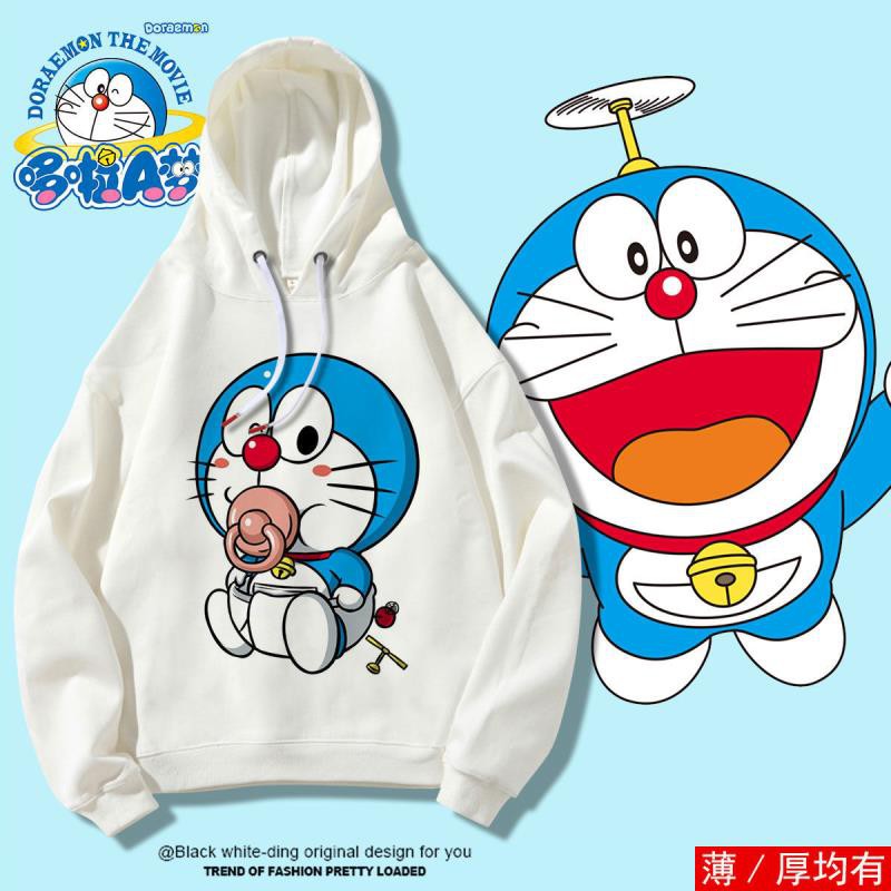 Doraemon Áo Hoodie In Hình Doremon Xinh Xắn Cho Nam Nữ