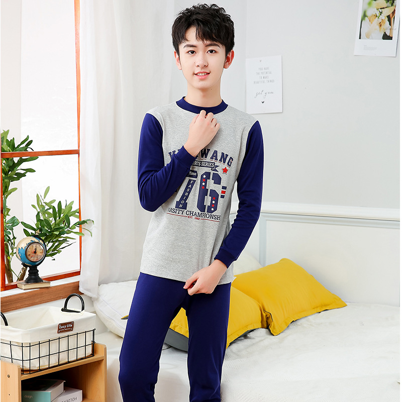 Bộ Đồ Ngủ Cotton 4 Món Họa Tiết Hoạt Hình Đáng Yêu Cho Bé