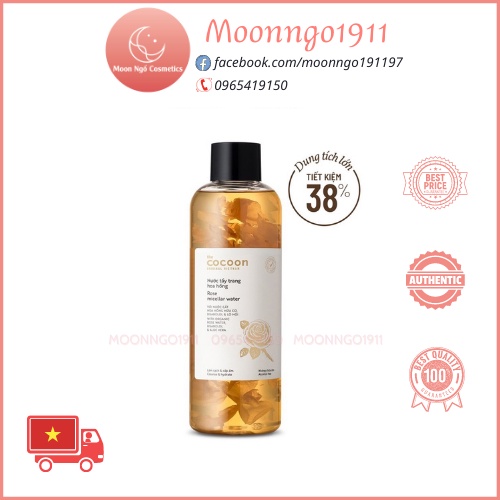 Bigsize- Nước Tẩy Trang Hoa Hồng Cocoon 500ml