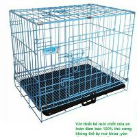 CHUỒNG SẮT SƠN TĨNH ĐIỆN CHÓ MÈO