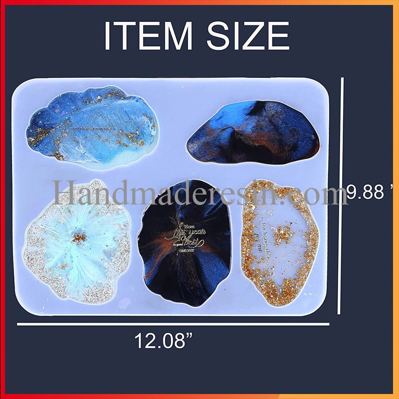 Bảng khuôn silicon hình đám mây làm khay trang trí Resin