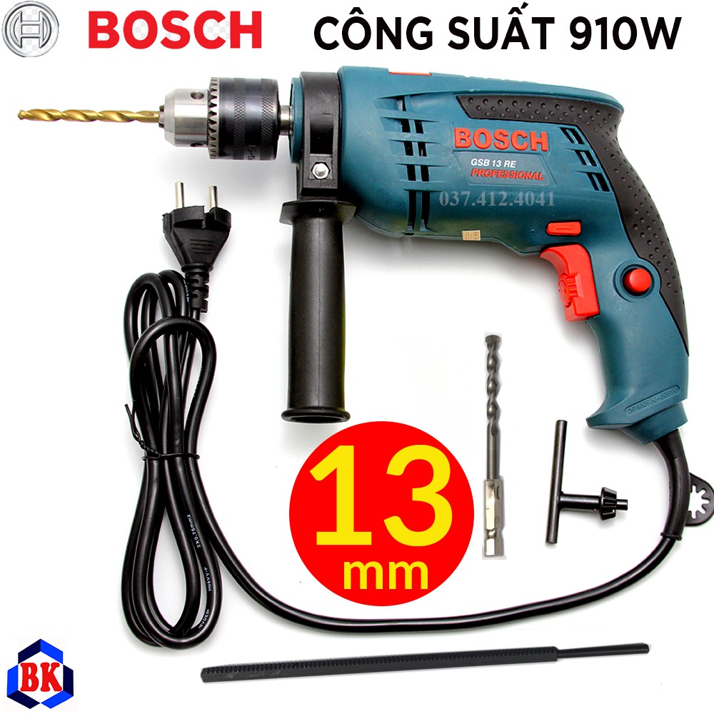 MÁY KHOAN BOSCH 13LY - PROFESSIONAL GSB 13RE - MÁY KHOAN BOSCH 13RE - KHOAN TƯỜNG, SẮT, GỖ, ĐỤC BÊ TÔNG