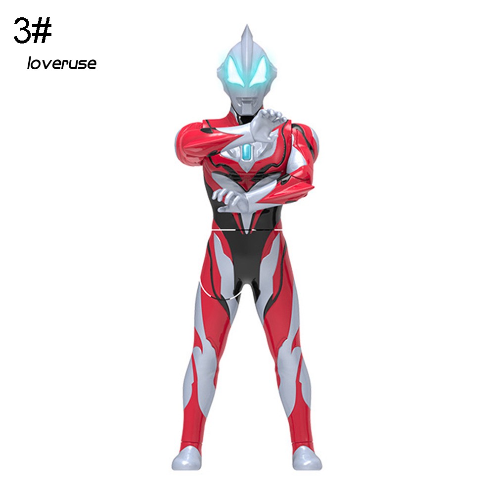 Mô Hình Nhân Vật Lv Ultraman Tiga Hy Lạp Có Đèn Led