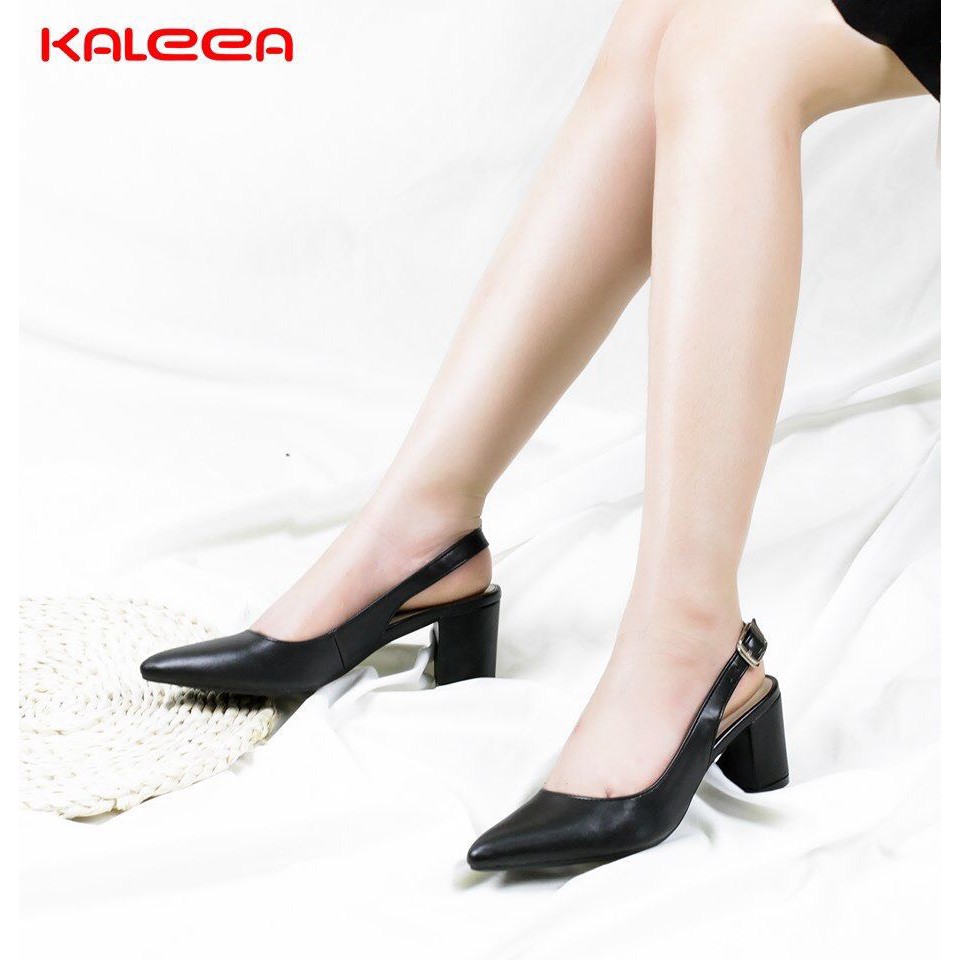 Giày Sandal Kaleea cao gót 5cm đế vuông chất siêu đẹp