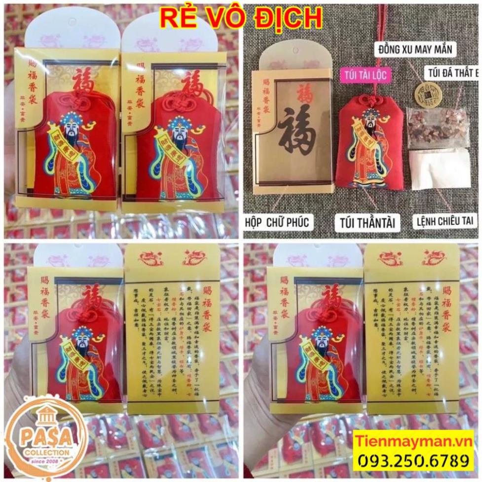 [Rước Lộc] Túi Thần Tài May Mắn,  Chiêu Tài Đón Lộc 2022( Túi Tài Lộc) [Đã Khai Quang]