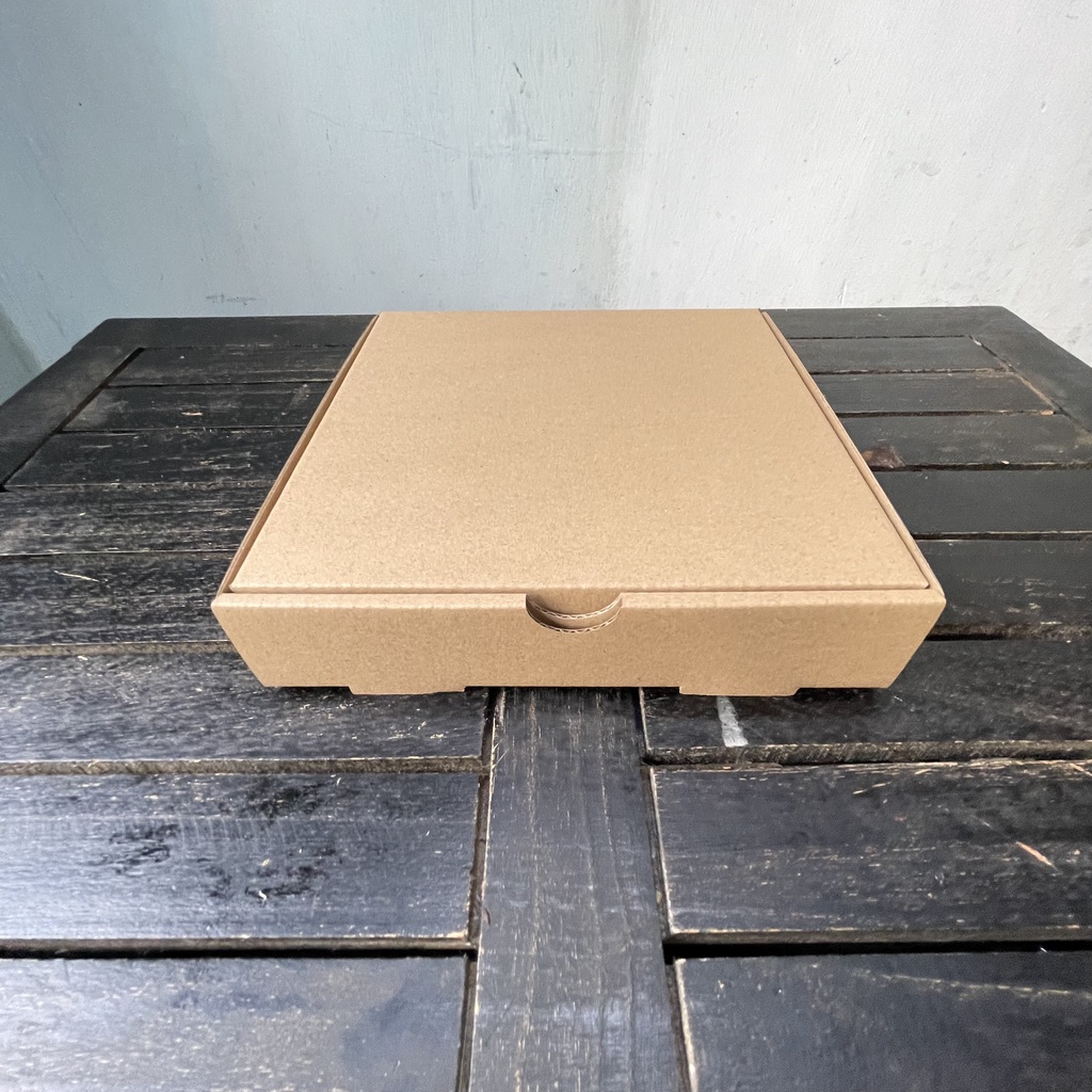 Hộp carton đựng bán pizza 16*16*4cm combo 10 hộp