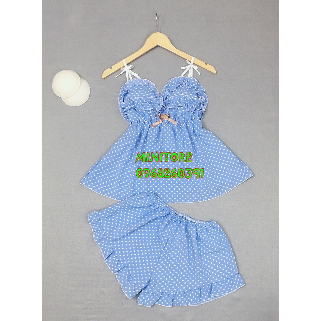 [60KG - 90KG] BIGSIZE KATE LỤA CHẤM BI CÓ MÚT ÊM THÁO RỜI, ĐỒ SIZE LỚN VẢI MỀM MÁT KHÔNG NHĂN HÀNG NHÀ MAY BAO KỸ