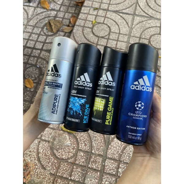 Xịt khử mùi nam adidas chính hãng 150ml