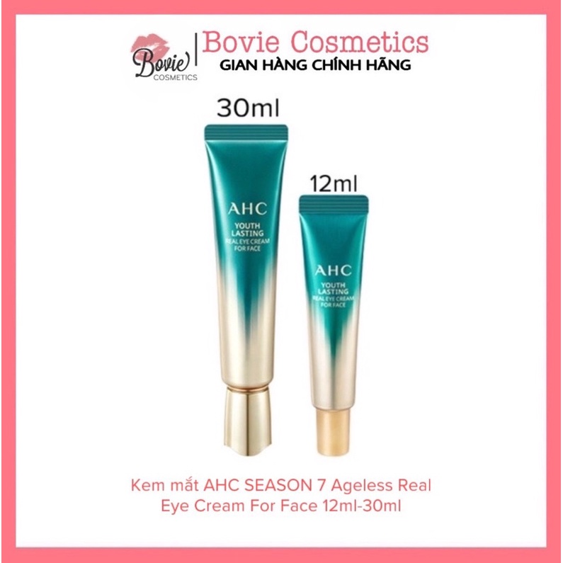 Kem mắt AHC Time Rewind Real Eye Cream For Face 12ml / 30ml