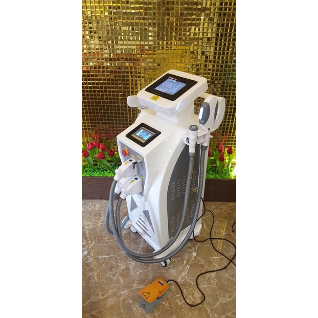 Máy triệt lông laser nâng cơ 3 tay cầm hàng chất lượng
