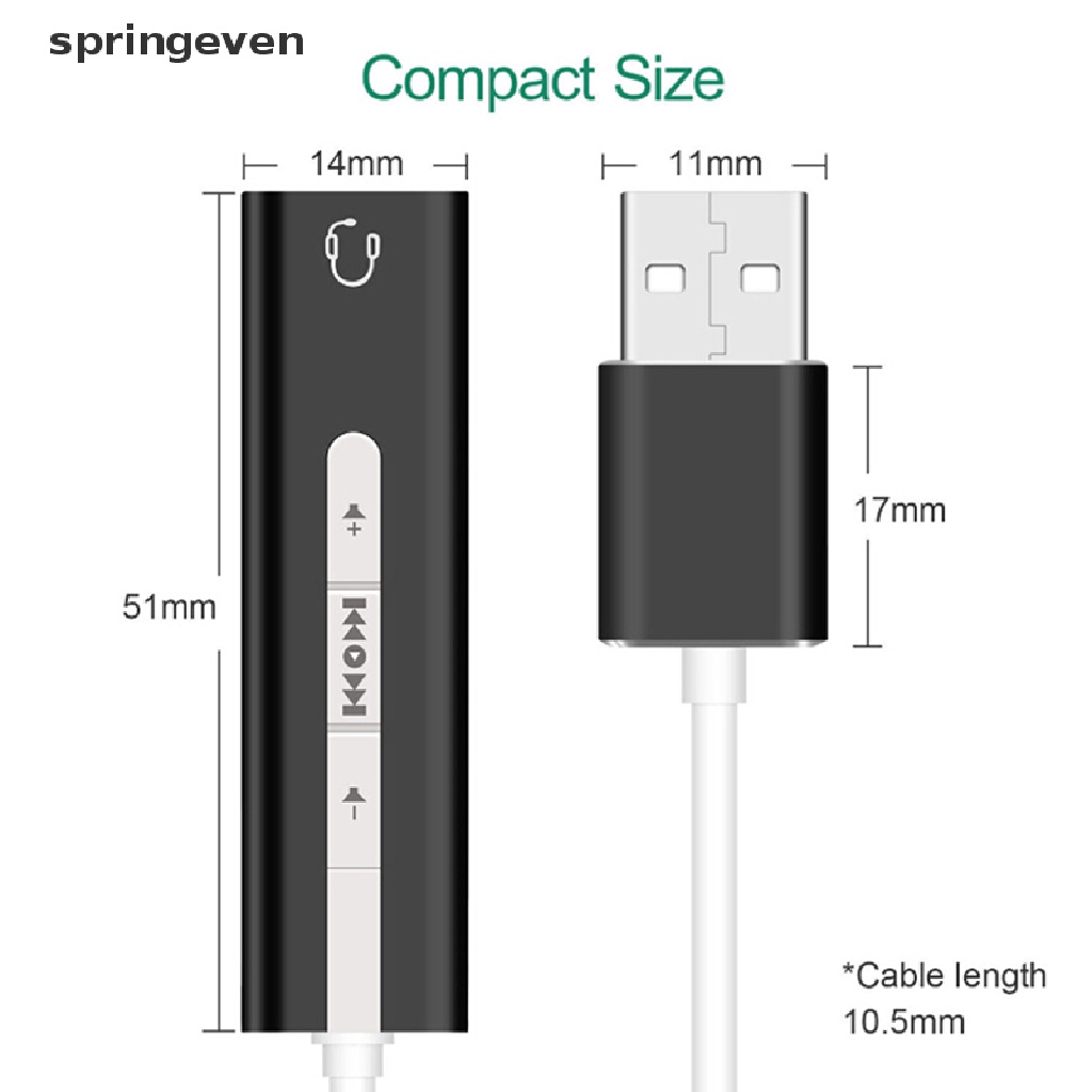 Cáp chuyển đổi âm thanh USB sang giắc cắm tai nghe 3.5mm
