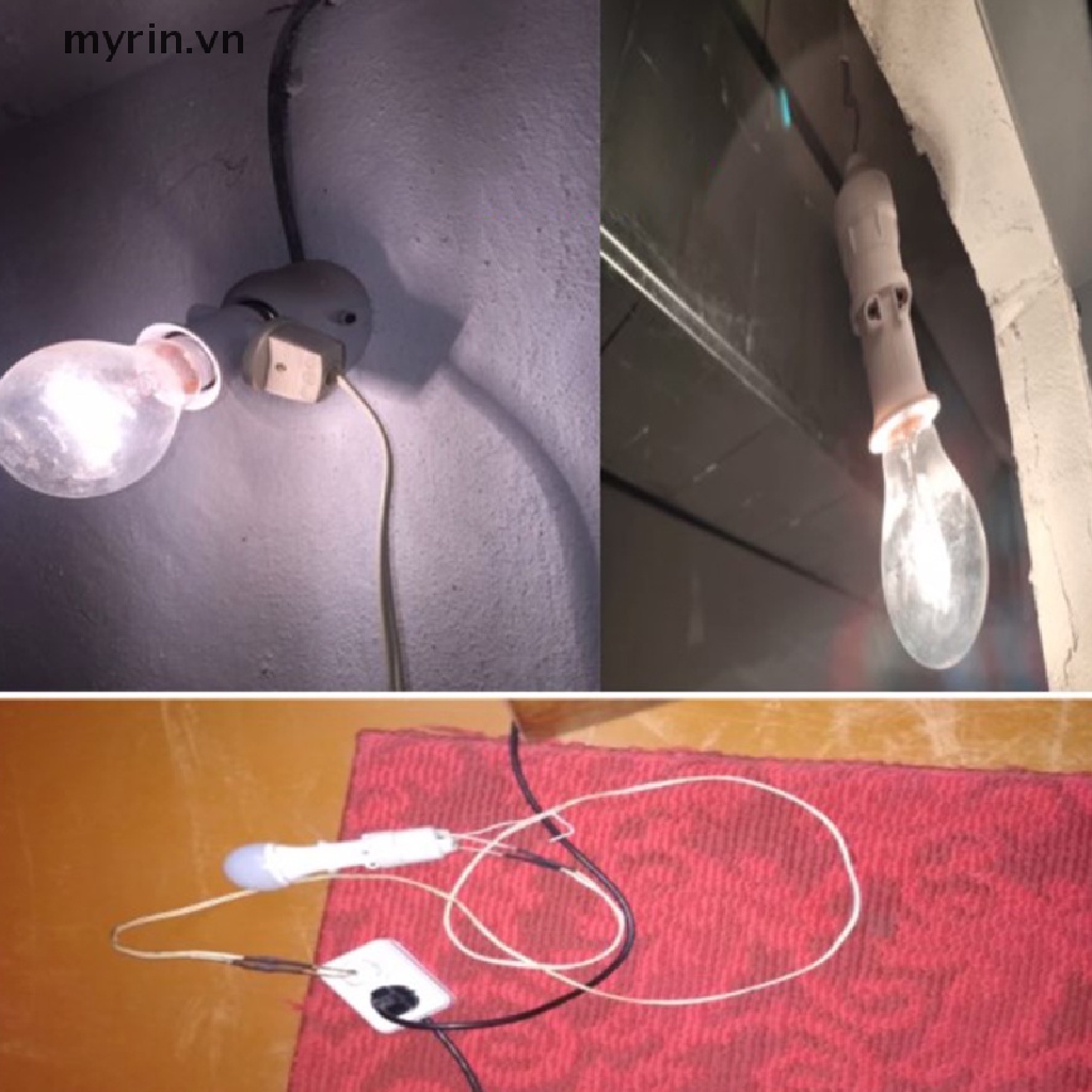 Đuôi Đèn Chuyển Đổi Đuôi E27 Chống Cháy Có Phích Cắm EU