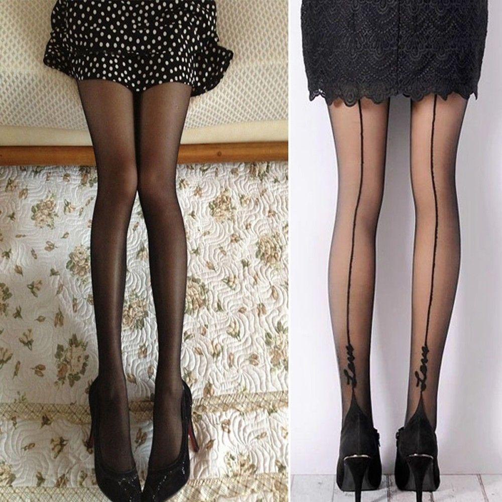 1 Đôi Quần Tất Chân Jacquard Gợi Cảm Phong Cách Retro