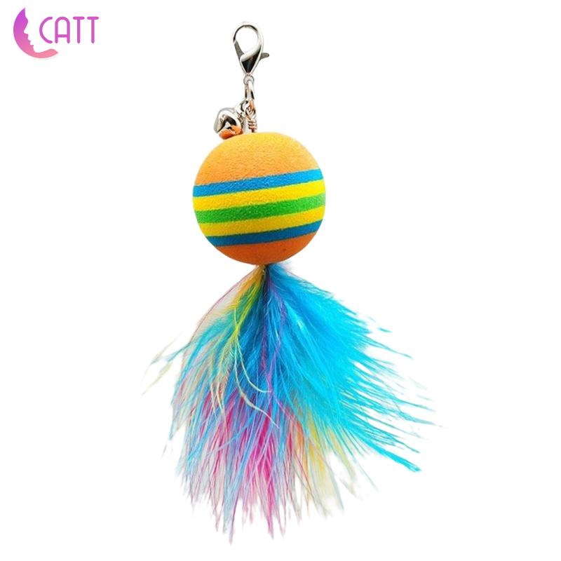 Đồ Chơi Lông Vũ Tương Tác Với Mèo Cưng [Dadada1]
