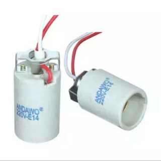 Bộ 2 Đui đèn sứ chống cháy E14 giá cực rẻ