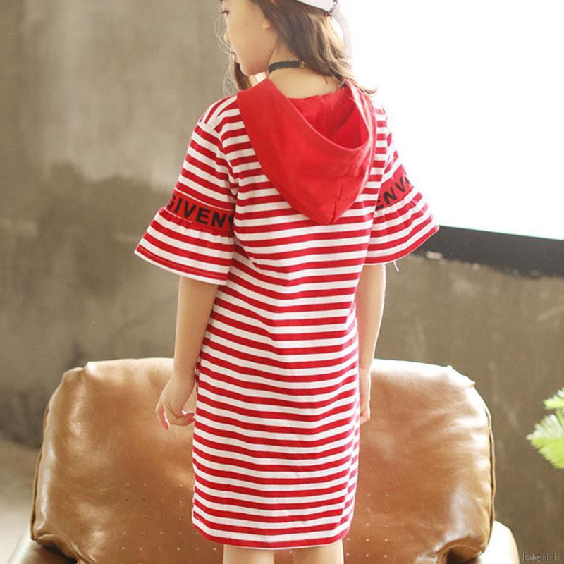 Đầm cotton ngắn tay cho bé gái