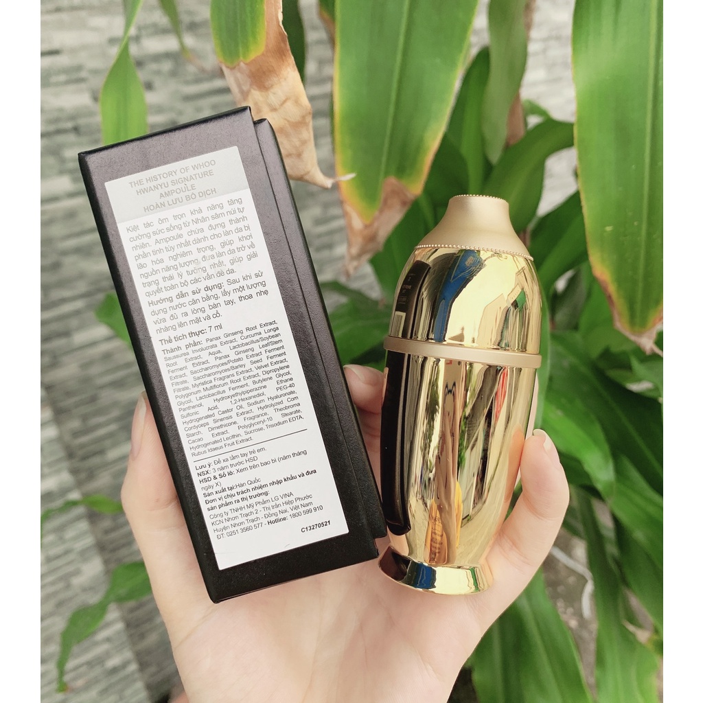 Tinh chất vàng hoàn lưu cao 7ml_ Hwanyu Signature Ampoule