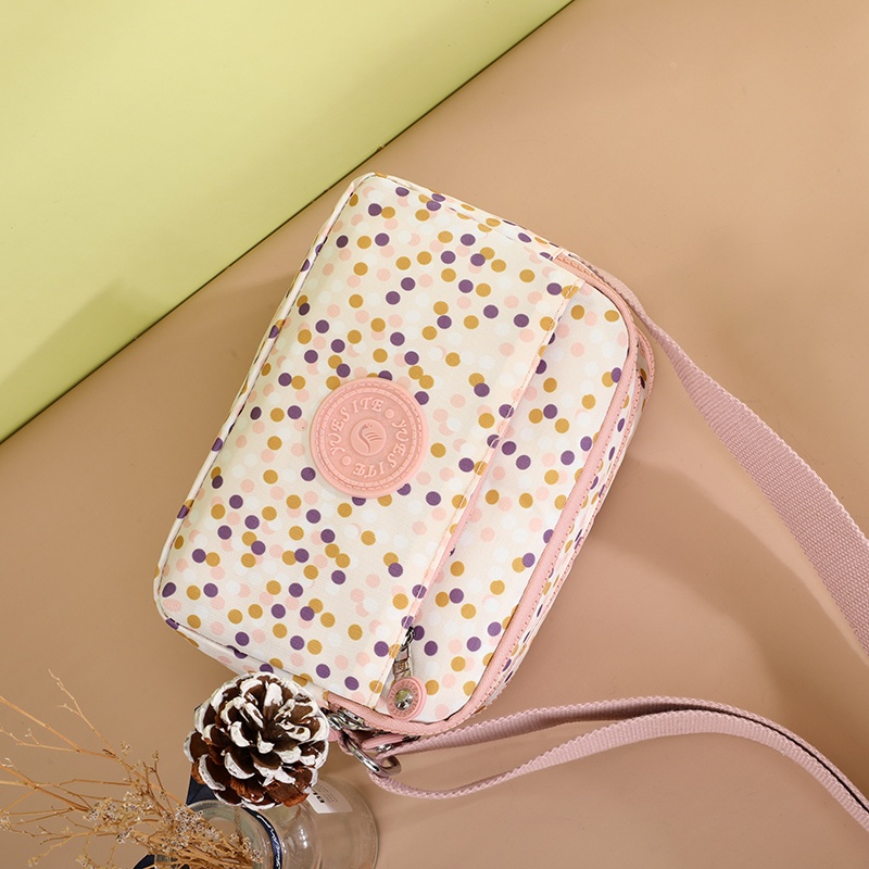 Túi Đeo Chéo Bằng Vải Nylon In Họa Tiết Thời Trang Dành Cho Nữ