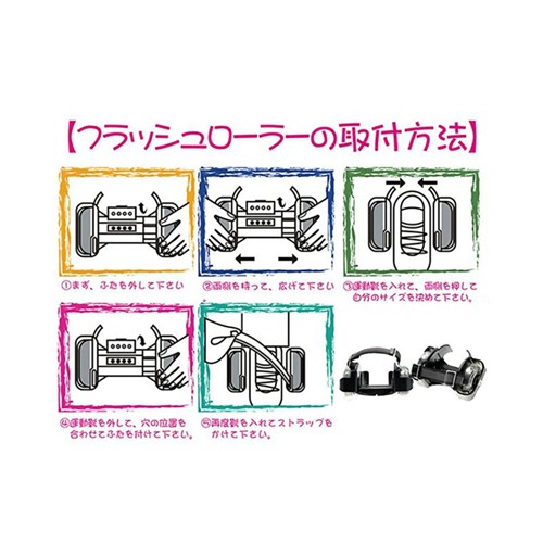 Bánh Xe Gót Trượt Patin Flashroller Nhật Bản Rangs Japan (Màu Hồng) 4936560107810