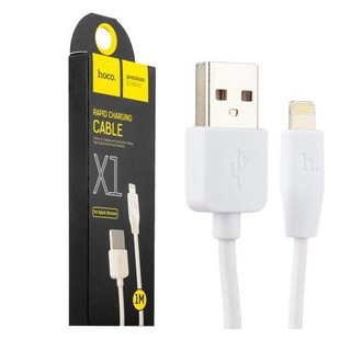 Cáp sạc iphone 5, 6, 7 hoco x1 1m