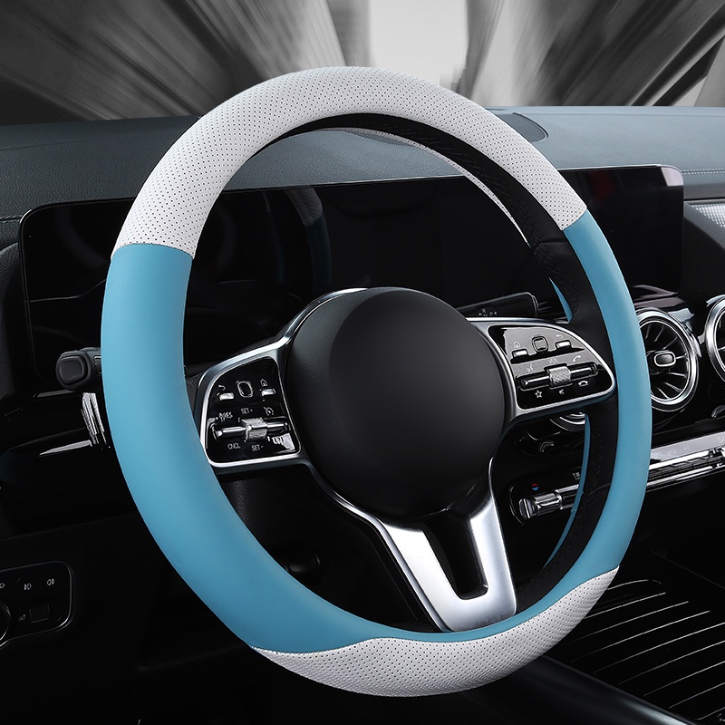 Bọc da vô lăng ô tô thể thao chống trượt cho Kia Cerato Saloon KOUP Sedan 2001-2020 Phụ kiện ô tô