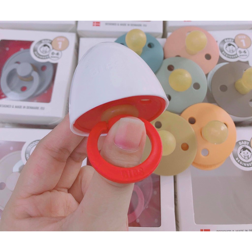 Ty Giả/ Ty Ngậm BIBS Đan Mạch Cao Su Thiên Nhiên