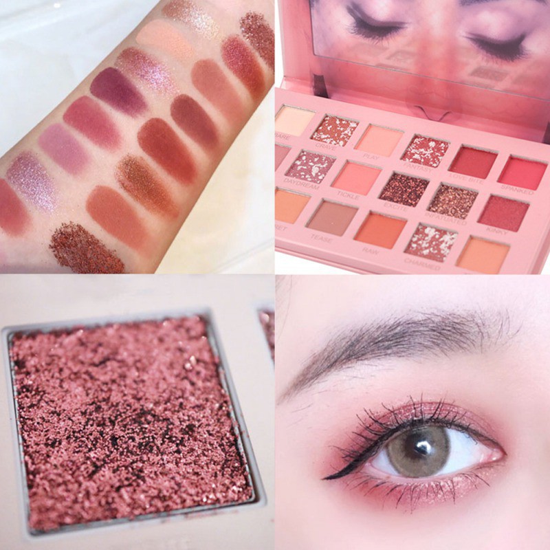 [Hàng mới về] 18 Colors Bảng Phấn Mắt Nhũ Moji Nude For Party Hàng Nội Địa Trung | BigBuy360 - bigbuy360.vn