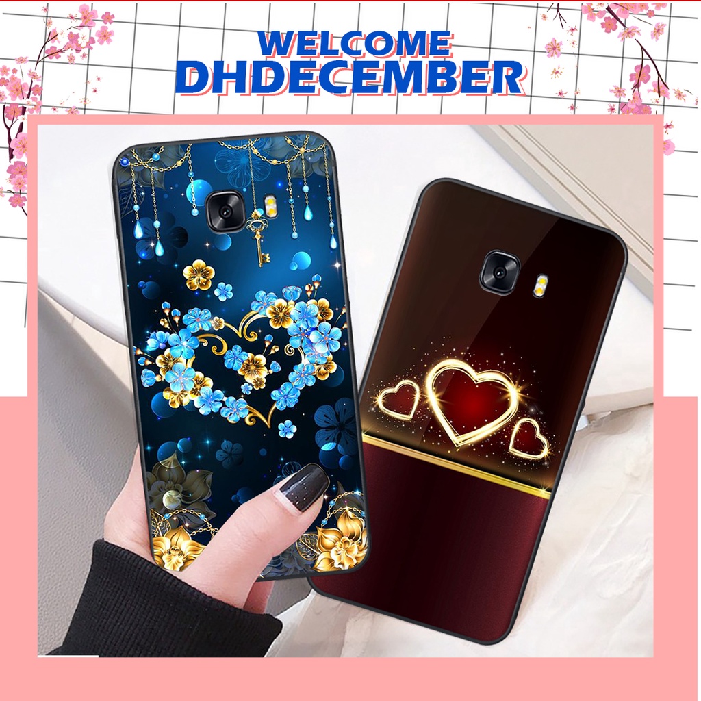 Ốp lưng Samsung Galaxy C9 PRO / A9 PRO in hình hoa tinh tế , mới mẻ DH DECEMBER