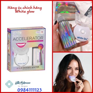 Máy tẩy trắng răng, làm trắng răng không ê buốt WHITE GLO [đủ bill CHEMIST]