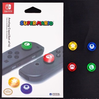 Mua Bộ 4 Núm bọc Super Mario thương hiệu HORI cho Analog của Joycon - Nintendo Switch V1-V2 / LITE / OLED